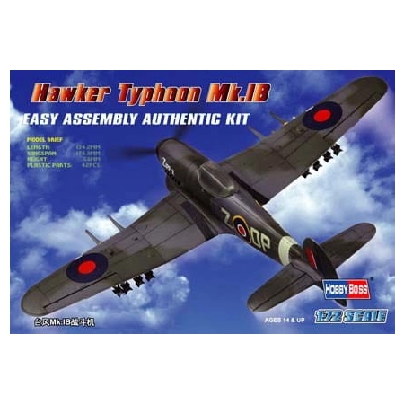 HOBBY BOSS - 80232 Hawker Typhoon Mk.IB Fighter - 1:72