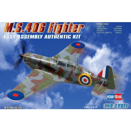 HOBBY BOSS - 80235 French MS.406 Fighter - 1:72