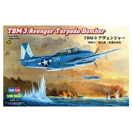 HOBBY BOSS - 80325 TBM-3 Avenger Torpedo Bomber - 1:48