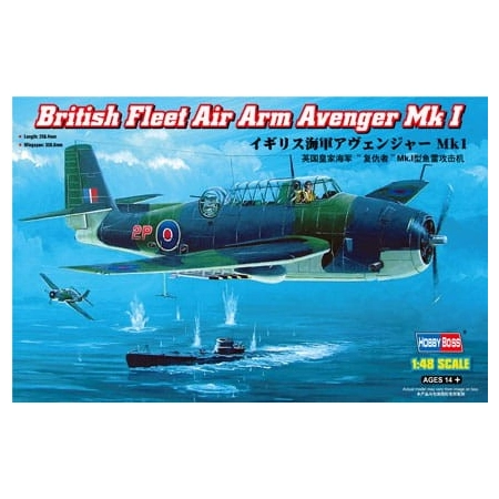 HOBBY BOSS - 80331 Grumman TBFAvenger Mk 1 British Fleet Air Arm - 1:48