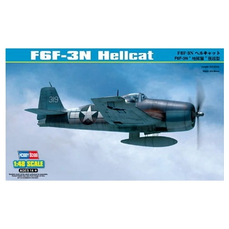HOBBY BOSS - 80340 F6F-3N Hellcat - 1:48