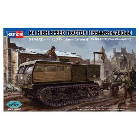 HOBBY BOSS - 82408 M4 High Speed Tractor (155mm/8-in./240mm) - 1:35