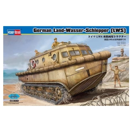 HOBBY BOSS - 82430 German Land-Wasser-Schlepper (LWS) amphibious tractor early production - 1:35