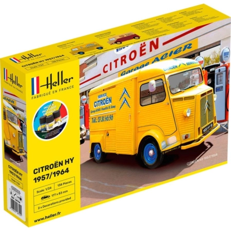 Heller 56744 - Starter Set - Citroen HY 1957 / 1964 - 2 malowania - 1:24