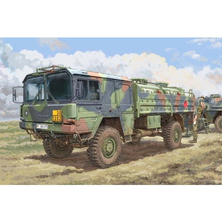 HOBBY BOSS 85508 - Samochód ciężarowy MAN 5t MIL GL 4x4 cysterna - 1:35