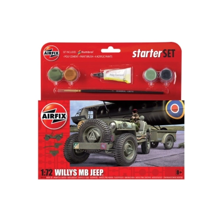 AIRFIX A55117A - Starter Set - Jeep MB - 1:72