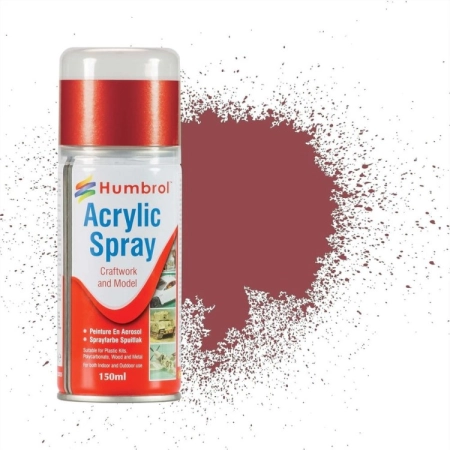HUMBROL AD6073 - Spray akrylowy 150 ml 073 Matt Wine Red Oxide