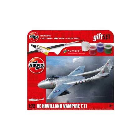 AIRFIX A55204A - Hanging Gift Set de Havilland Vampire T.11 - 1:72