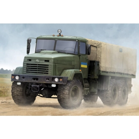 HOBBY BOSS 85512 - Samochód ciężarowy KrAZ-6322 - 1:35