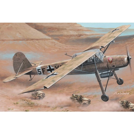 HOBBY BOSS - 80181 Fieseler Fi-156 C-3 Trop/Storch (polskie malowanie) - 1:35
