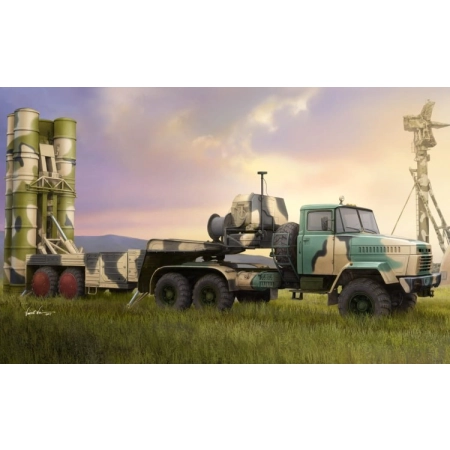 HOBBY BOSS 85511 - KrAZ-260B z wyrzutnią rakiet 5P85TE TEL S-300PMU - 1:35