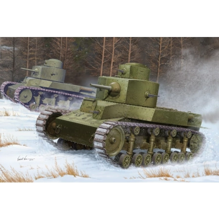 HOBBY BOSS 82493 - Radziecki lekki czołg T-24 - 1:35
