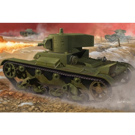 HOBBY BOSS 82498 - Radziecki czołg z miotaczem ognia ChT-130 (T-26 mod. 1933) - 1:35