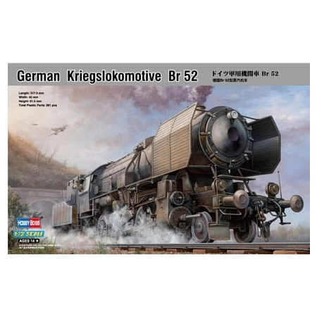 HOBBY BOSS 82901 - Parowóz Kriegslokomotive BR52 - 1:72