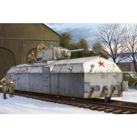 HOBBY BOSS 82912 - Radziecka drezyna pancerna Krasnaja Zvezda - 1:72