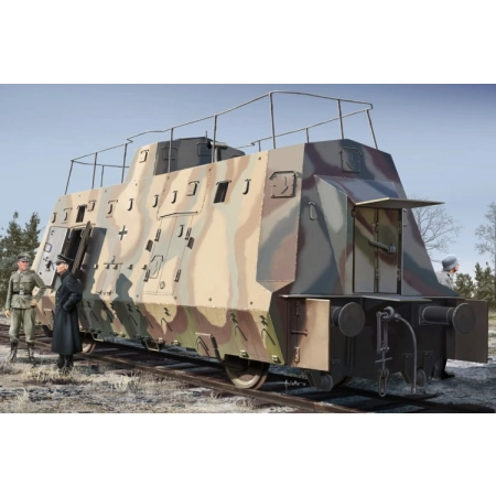 HOBBY BOSS 82924 - Wagon piechoty z niemieckiego pociągu pancernego BP-42 - 1:72