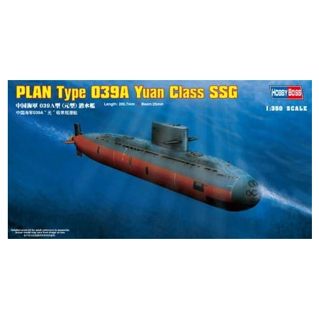 HOBBY BOSS 83510 - Okręt podwodny PLAN Type 039A Yuan Class - 1:350
