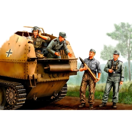 HOBBY BOSS 84402  - Figurki - German SPG Crew - 1:35