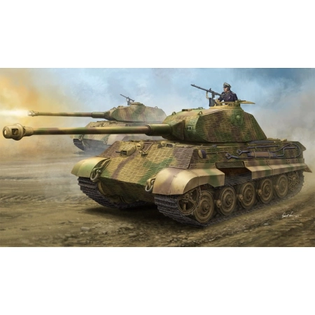 HOBBY BOSS 84530 - German Sd.Kfz.182 King Tiger Porsche turret w/zimmerit - 1:35