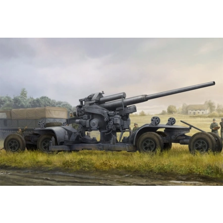 HOBBY BOSS 84545 - Niemieckie działo przeciwlotnicze 12.8 cm FlaK 40 - 1:35