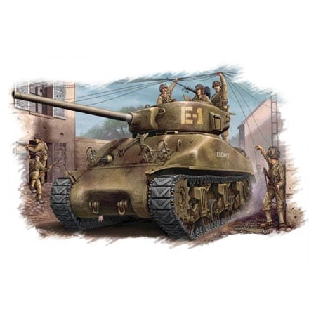 HOBBY BOSS 84801 - US M4A1 76 Tank - 1:48