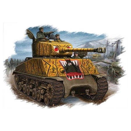 HOBBY BOSS 84804 - US M4A3E8 Tank - 1:48