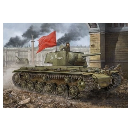 HOBBY BOSS 84812 - Russian KV-1 Model 1942 Simplified Turret Tank - 1:48