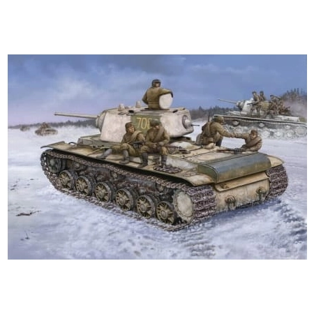 HOBBY BOSS 84813 - Russian KV-1 Model 1942 Heavy Cast TurretTank - 1:48