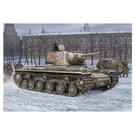 HOBBY BOSS 84814 - Russia KV-1 model 1942 Lightweight Cast Tank - 1:48