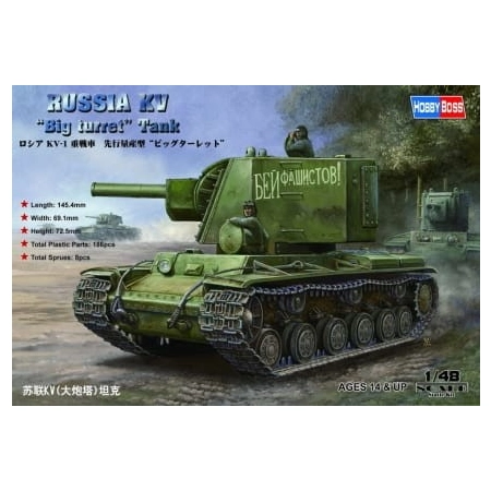 HOBBY BOSS 84815 - Russian KV Big Turret Tank - 1:48
