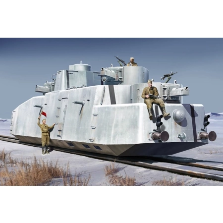 HOBBY BOSS 85516 - Radziecki pociąg pancerny MBV-2 (late KT-28 GUN) 1:35