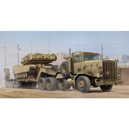 HOBBY BOSS 85519 - Ciągnik M911 C-HET z naczepą M747 - 1:35
