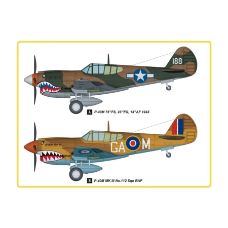 HOBBY BOSS 85801 - P-40E Kitty Hawk - 1:48