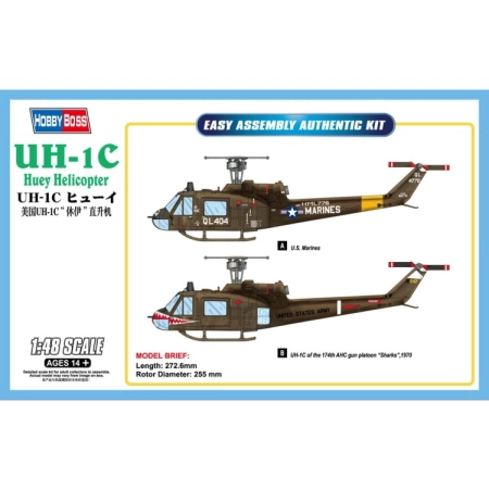 HOBBY BOSS 85803 - Helikopter UH-1C Huey - 1:48