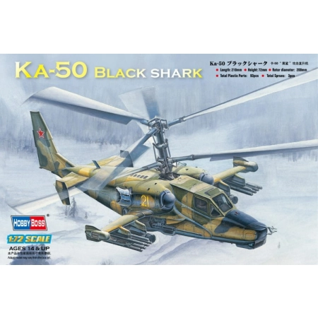 HOBBY BOSS 87217 - Helikopter Ka-50 Black shark - 1:72