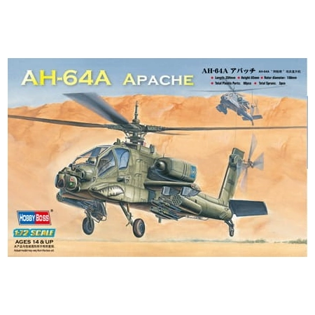 HOBBY BOSS 87218 - Helikopter AH-64A Apache - 1:72