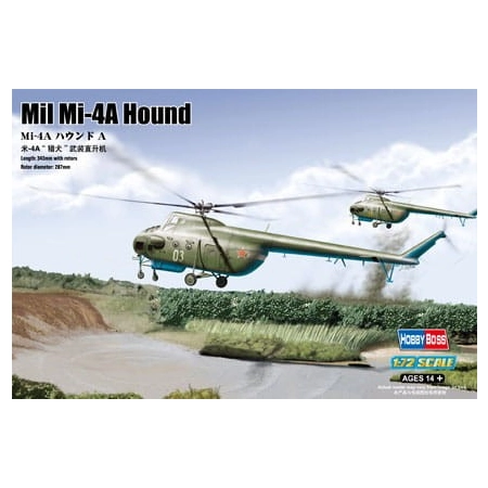 HOBBY BOSS 87226 - Helikopter Mil Mi-4A Hound A - 1:72