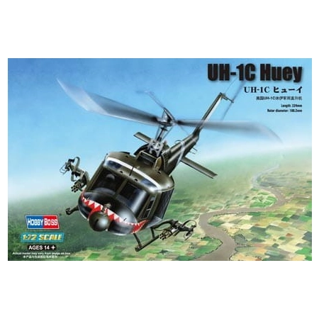 HOBBY BOSS 87229 - Helikopter UH-1C Huey - 1:72
