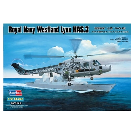 HOBBY BOSS 87237 - Helikopter Royal Navy Westland Lynx HAS.3 - 1:72
