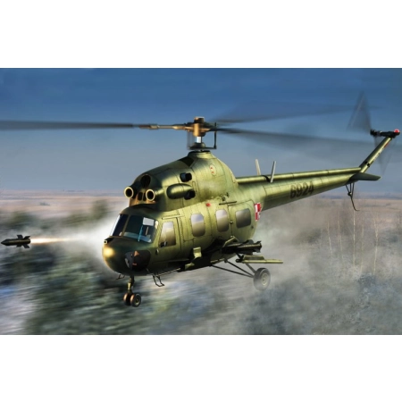 HOBBY BOSS 87244 - Helikopter MI-2 URP Hoplite (polskie malowanie) - 1:72