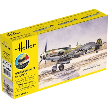 Heller 56229 - Starter Set - Messerschmitt Bf 109 K-4 - 1:72
