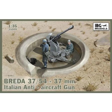 IBG 35009 - Włoskie działo p. lot. Breda 37/54 - 37mm - 1:35