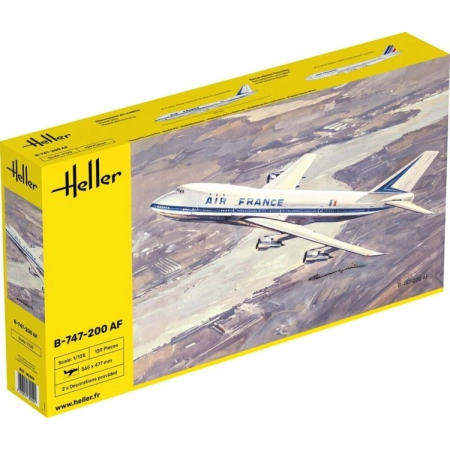 Heller 80459 - Boeing 747 Air France - 1:125
