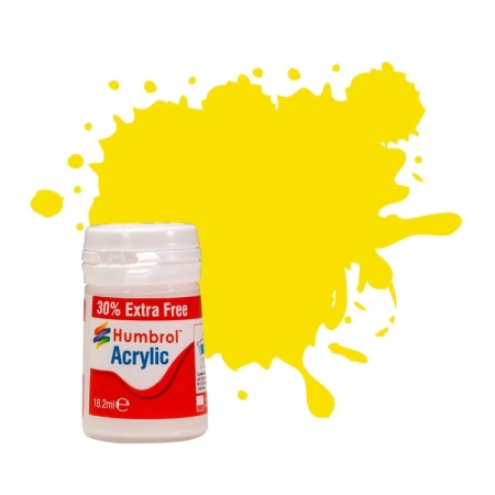 HUMBROL AB0099EP - Farba akrylowa 099 - 18,2 ml Lemon Matt