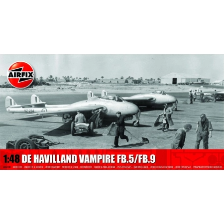 AIRFIX A06108 - De Havilland Vampire FB.5/FB.9 - 1:48