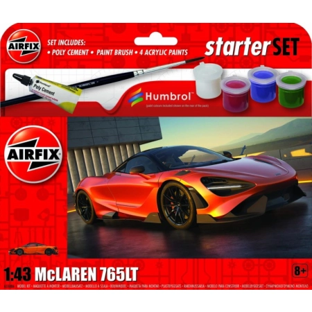 AIRFIX A55006 - Starter Set - McLaren 765 - 1:43
