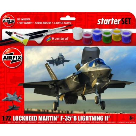 AIRFIX A55010 - Starter Set - Lockheed Martin F-35B Lightning II - 1:72