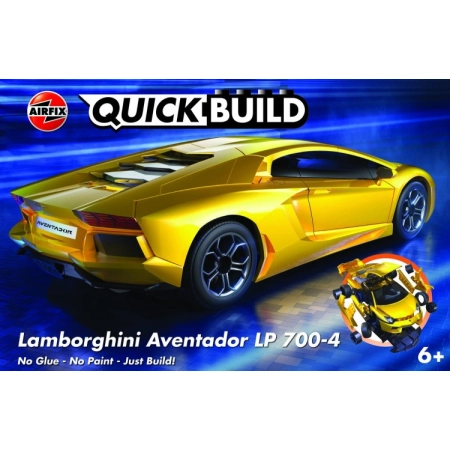 AIRFIX J6026 - Klocki - Lamborghini Aventador - Yellow