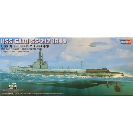HOBBY BOSS 83524 - USS Gato SS-212 1944 - 1:350