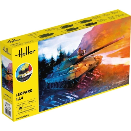 Heller 57126 - Starter Set - Leopard 1A4 - 1:35